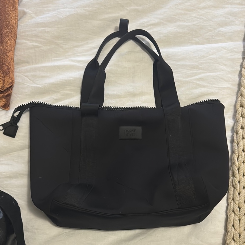 Dagne Dover Sleek Black Handbag Medium